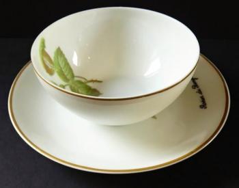 Moka šálek, s růžemi Du Bengale - Paříž Moka šálek, s růžemi Du Bengale - Paříž