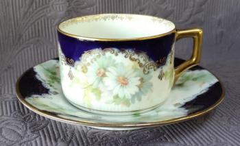 Šálek s podšálkem, zn. Rybáře, Knoll  Šálek s podšálkem, zn. Rybáře, Knoll