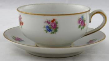 Kávový šálek s kytičkami - Johann Seltmann Kávový šálek s kytičkami - Johann Seltmann